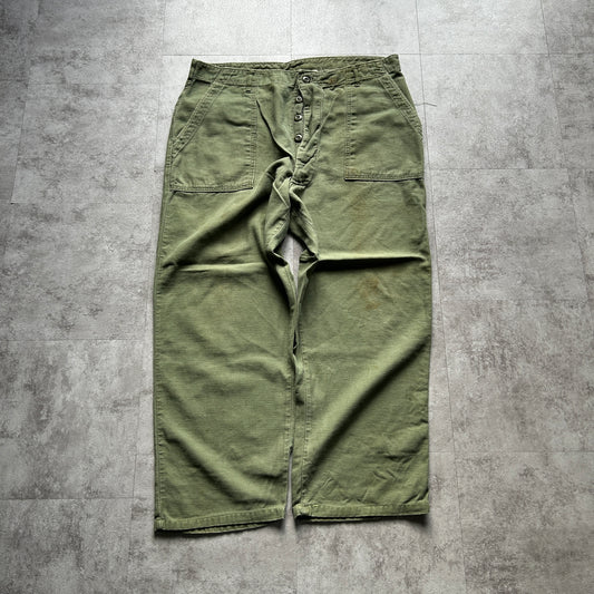 60s US Army OG107 baker pants 40×33