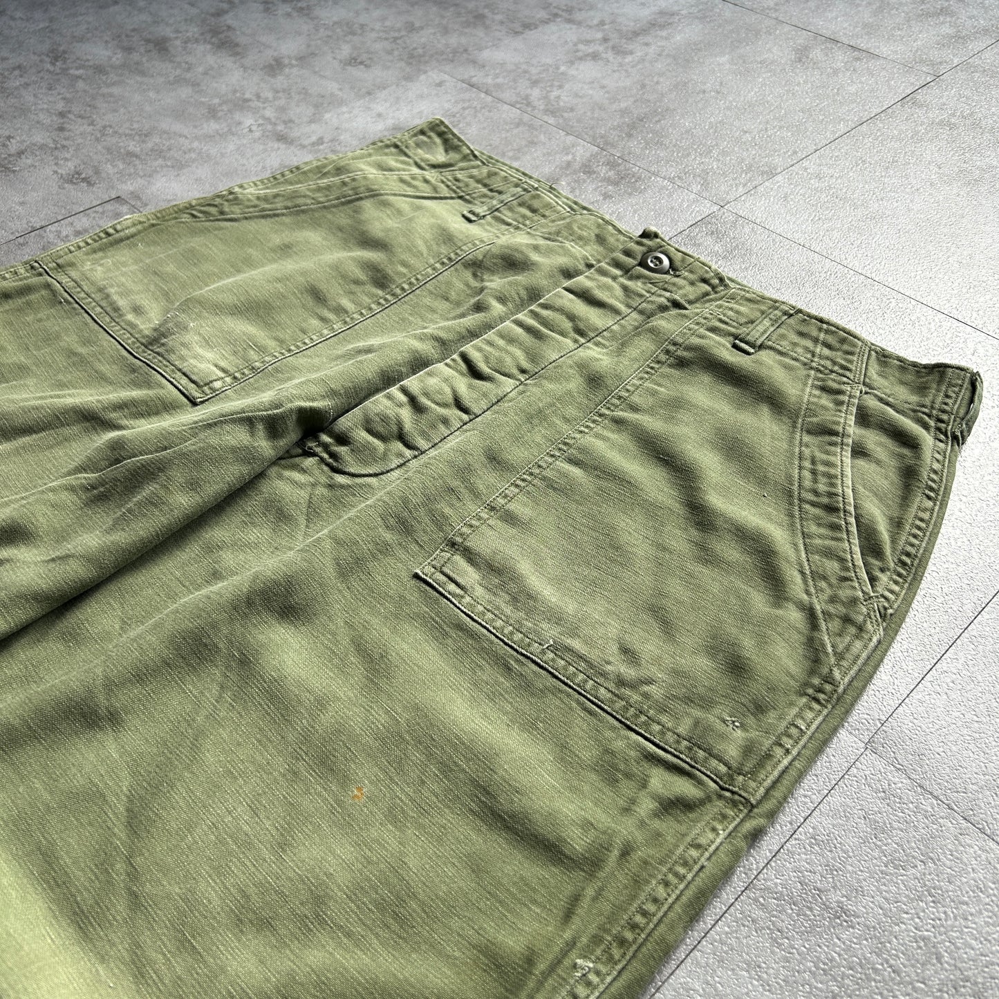 60s US Army OG107 baker pants 38×33