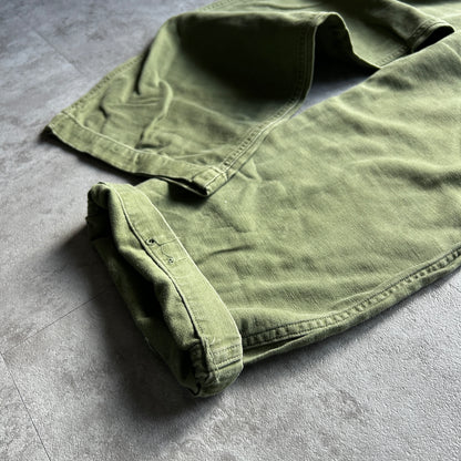 60s US Army OG107 baker pants 38×33