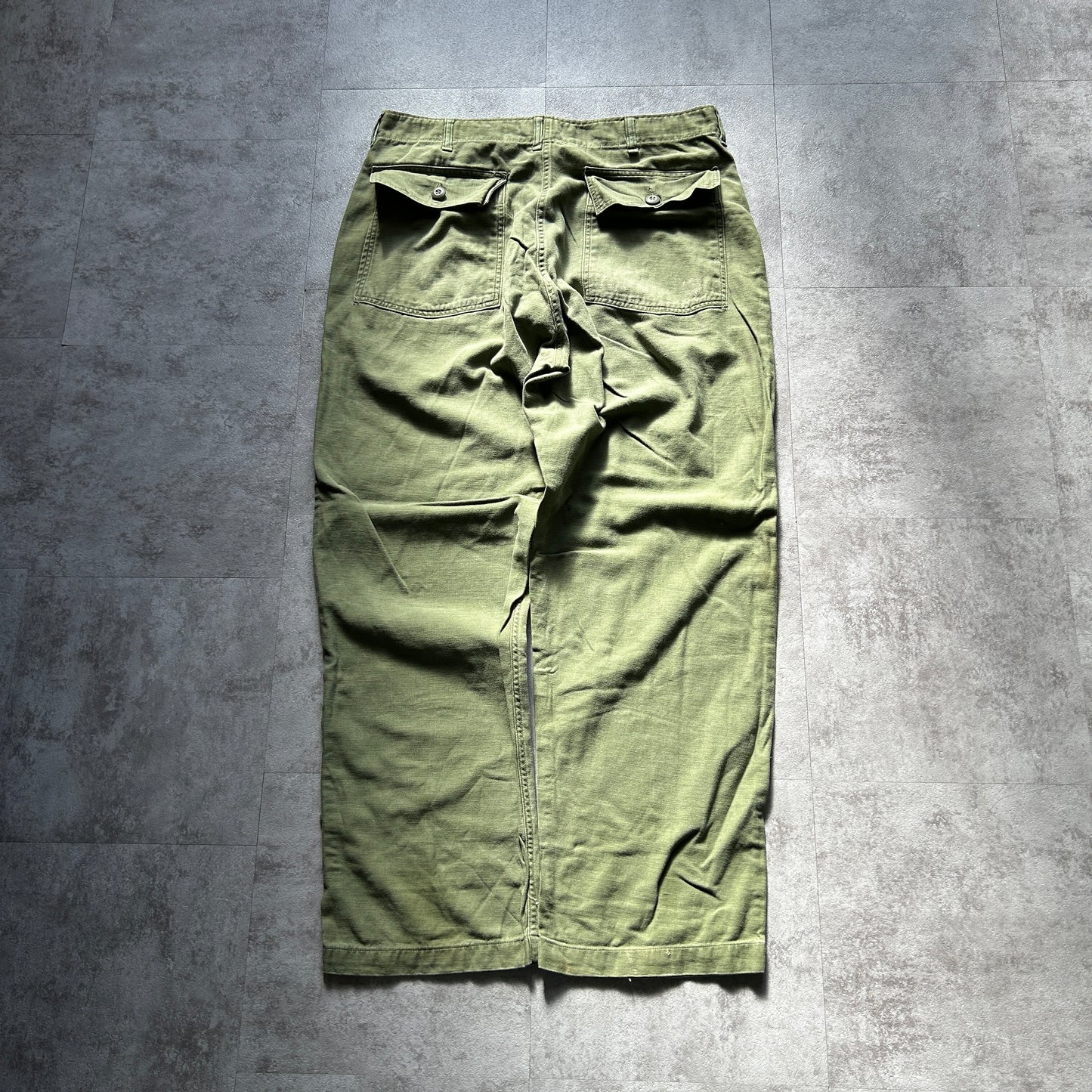 60s US Army OG107 baker pants 38×33