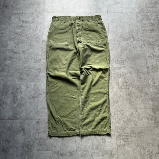 60s US Army OG107 baker pants 38×33
