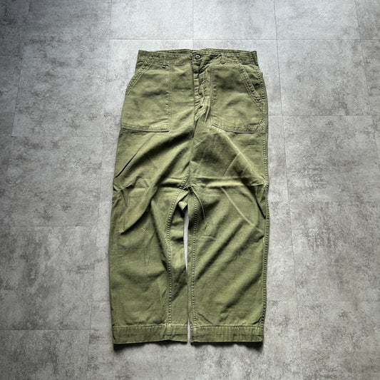 70s US Army OG107 baker pants 36×31