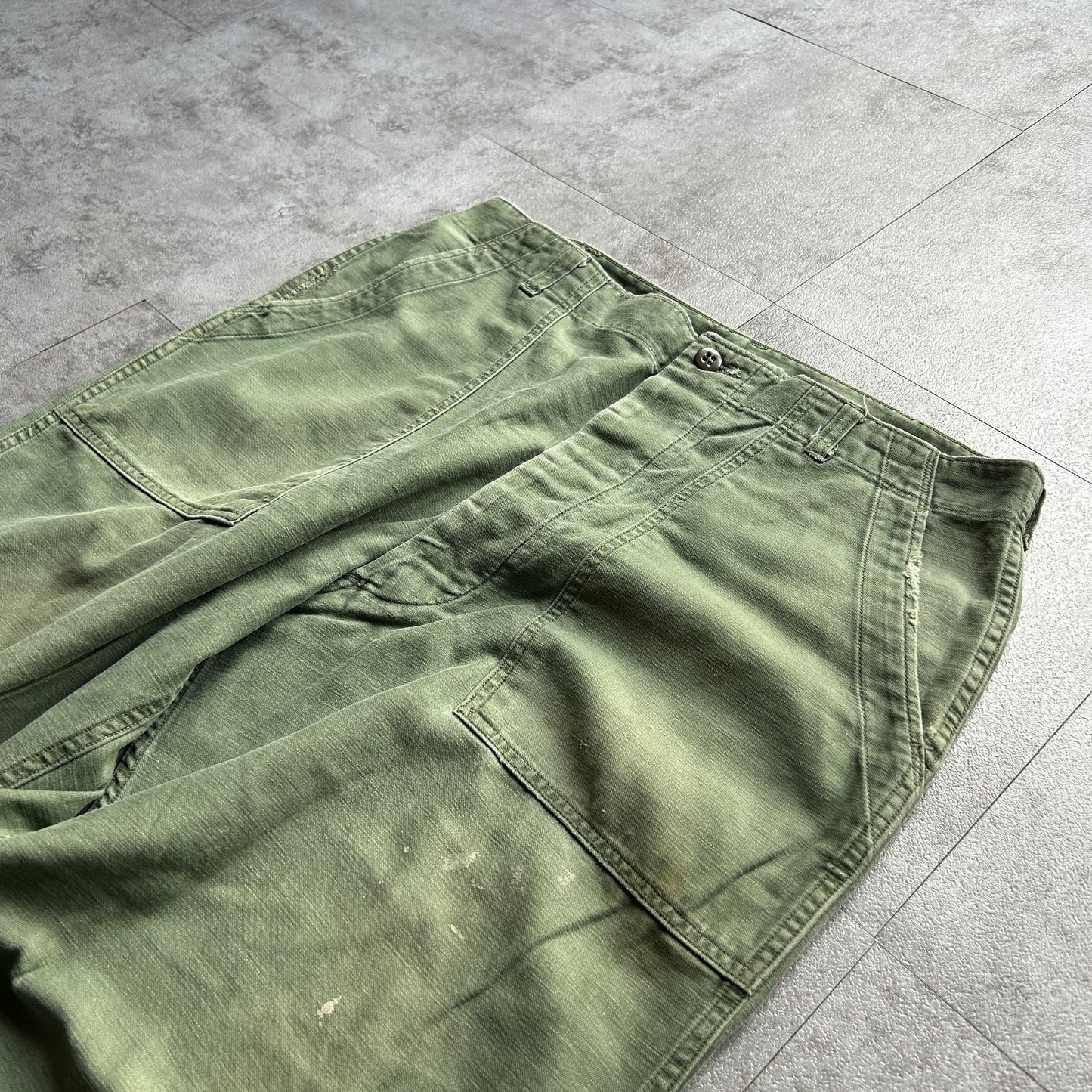 60s US Army Early model OG107 baker pants