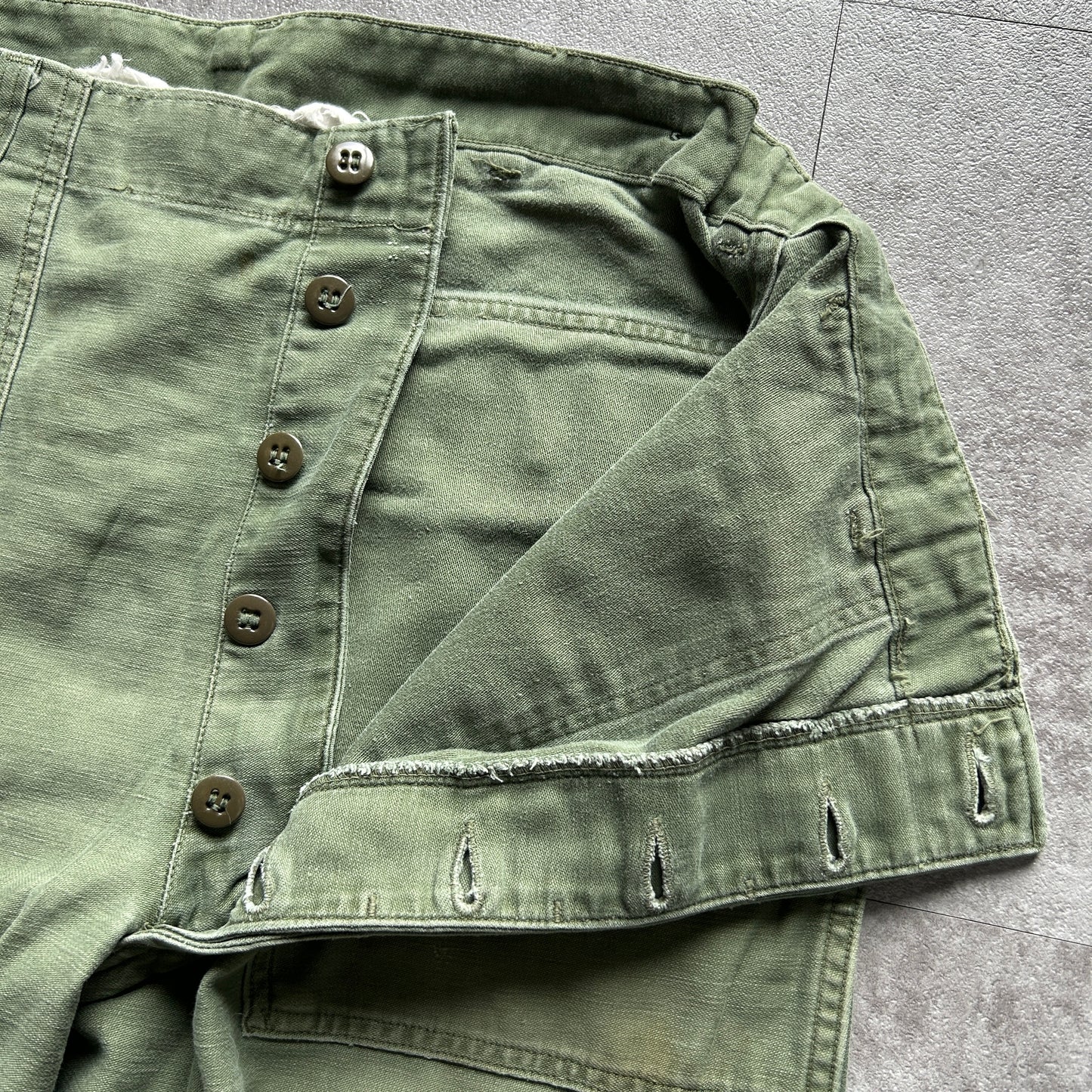 60s US Army Early model OG107 baker pants