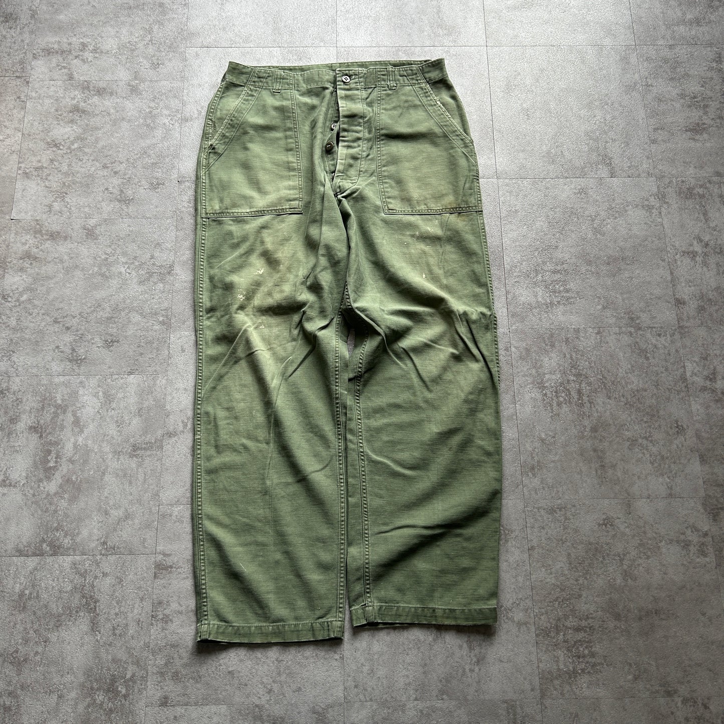 60s US Army Early model OG107 baker pants