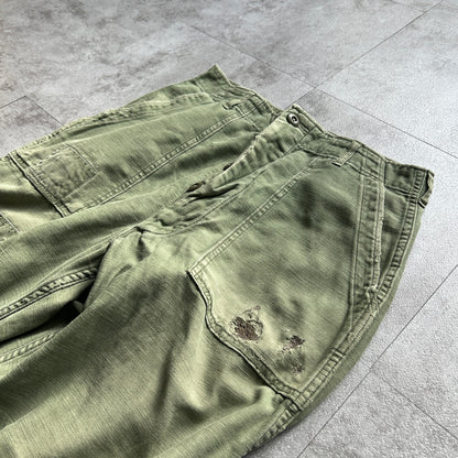 70s US Army OG107 baker pants 32×33