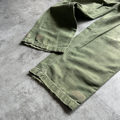 70s US Army OG107 baker pants 32×33