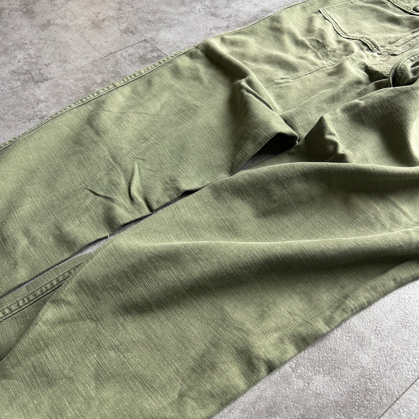 70s US Army OG107 baker pants 32×33