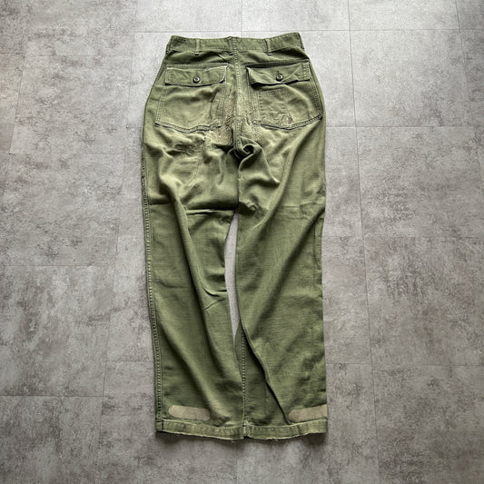 70s US Army OG107 baker pants 32×33