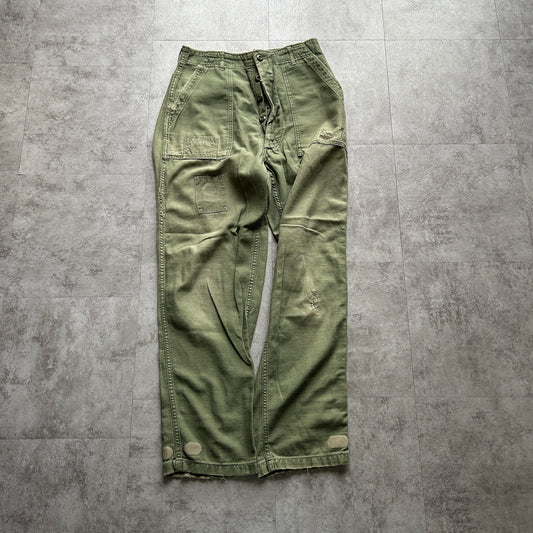 70s US Army OG107 baker pants 32×33