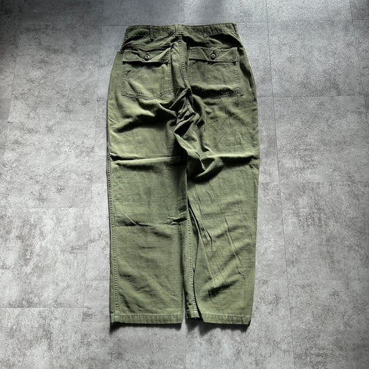 70s US Army OG107 baker pants 34×31