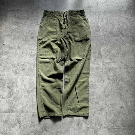 70s US Army OG107 baker pants 34×31