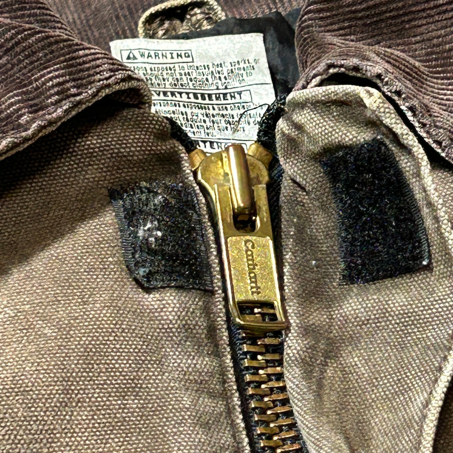 00s USA製 ダークブラウン カーハート トラディショナルジャケット ダック