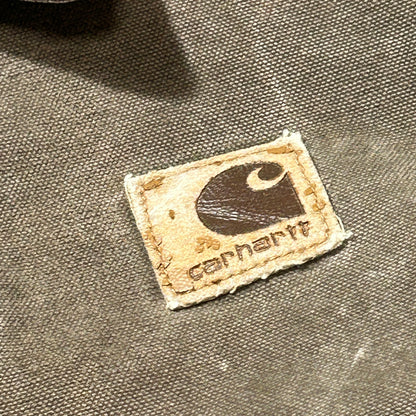 00s USA製 ダークブラウン カーハート トラディショナルジャケット ダック