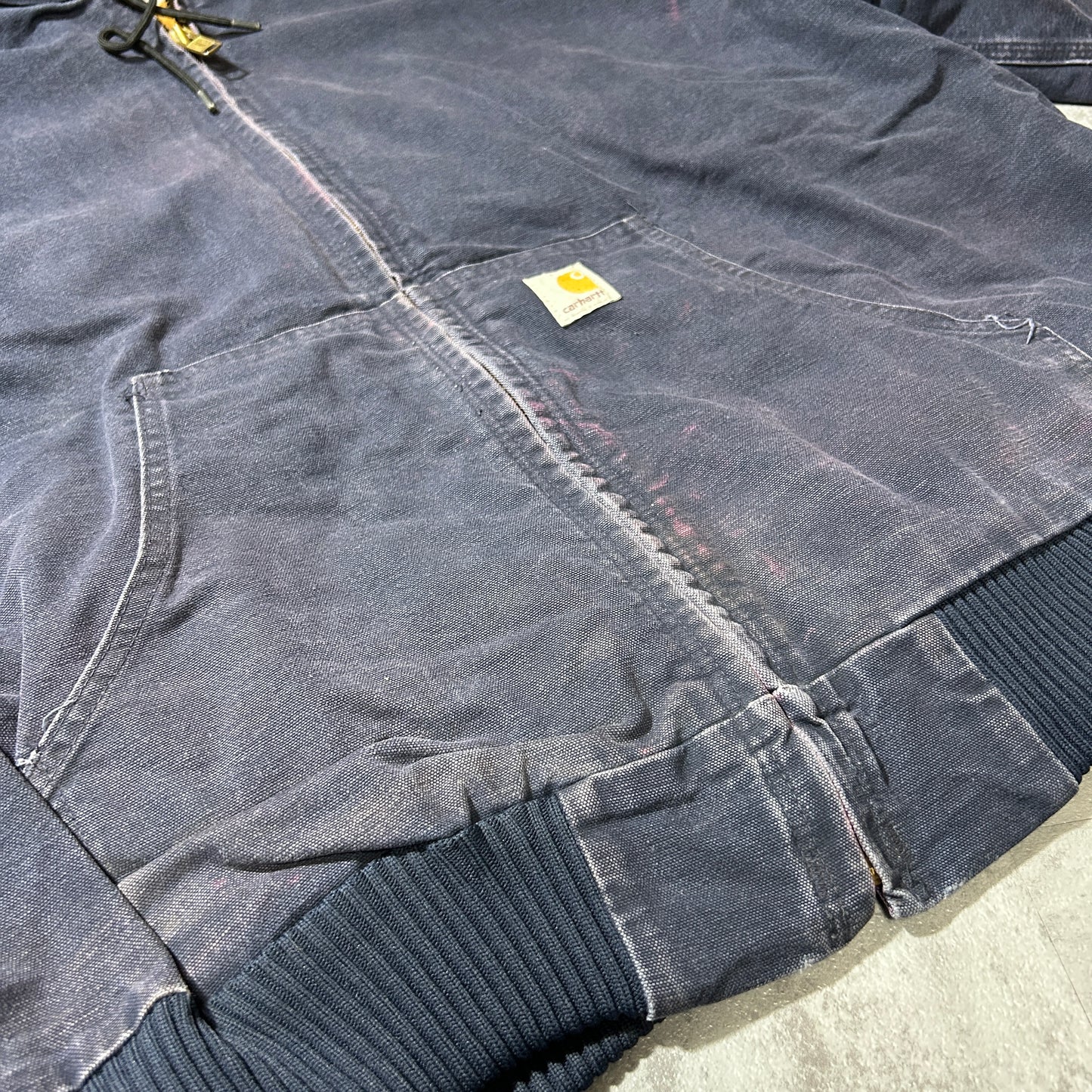 00s 製 ネイビー カーハート アクティブジャケット ダック