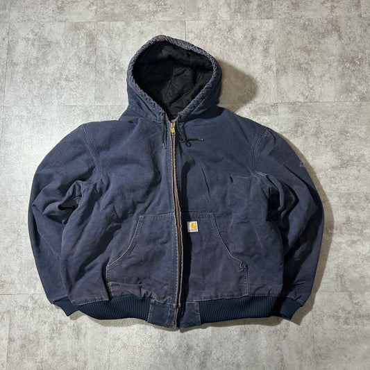 00s 製 ネイビー カーハート アクティブジャケット ダック