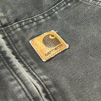 00s メキシコ製 ブラック カーハート アクティブジャケット ダックL