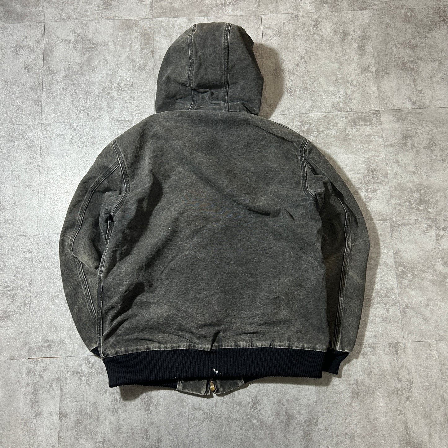 00s メキシコ製 ブラック カーハート アクティブジャケット ダックL