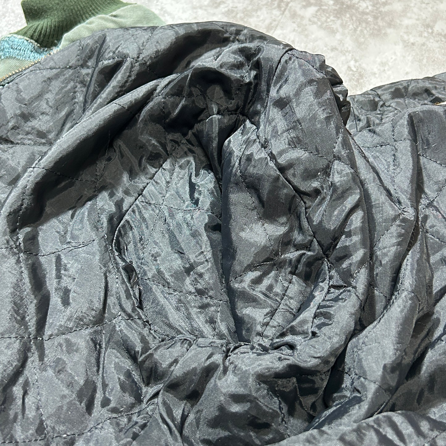 80-90s 星タグ USA製 グリーン カーハート アクティブジャケット ダック