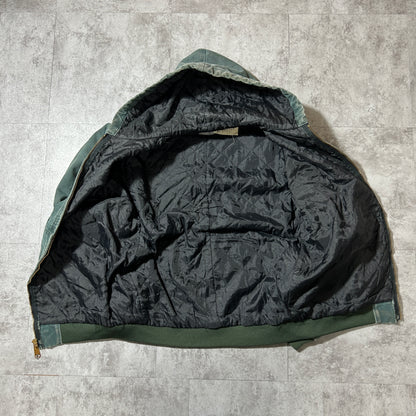 80-90s 星タグ USA製 グリーン カーハート アクティブジャケット ダック