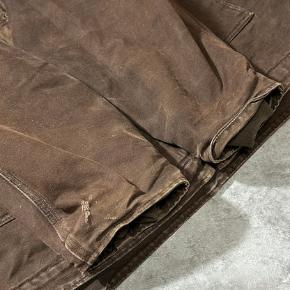 00s メキシコ製USA生地 ダークブラウン カーハート トラディショナルジャケット ダックXL