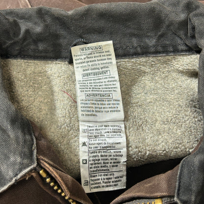 00s メキシコ製USA生地 ダークブラウン カーハート トラディショナルジャケット ダックXL