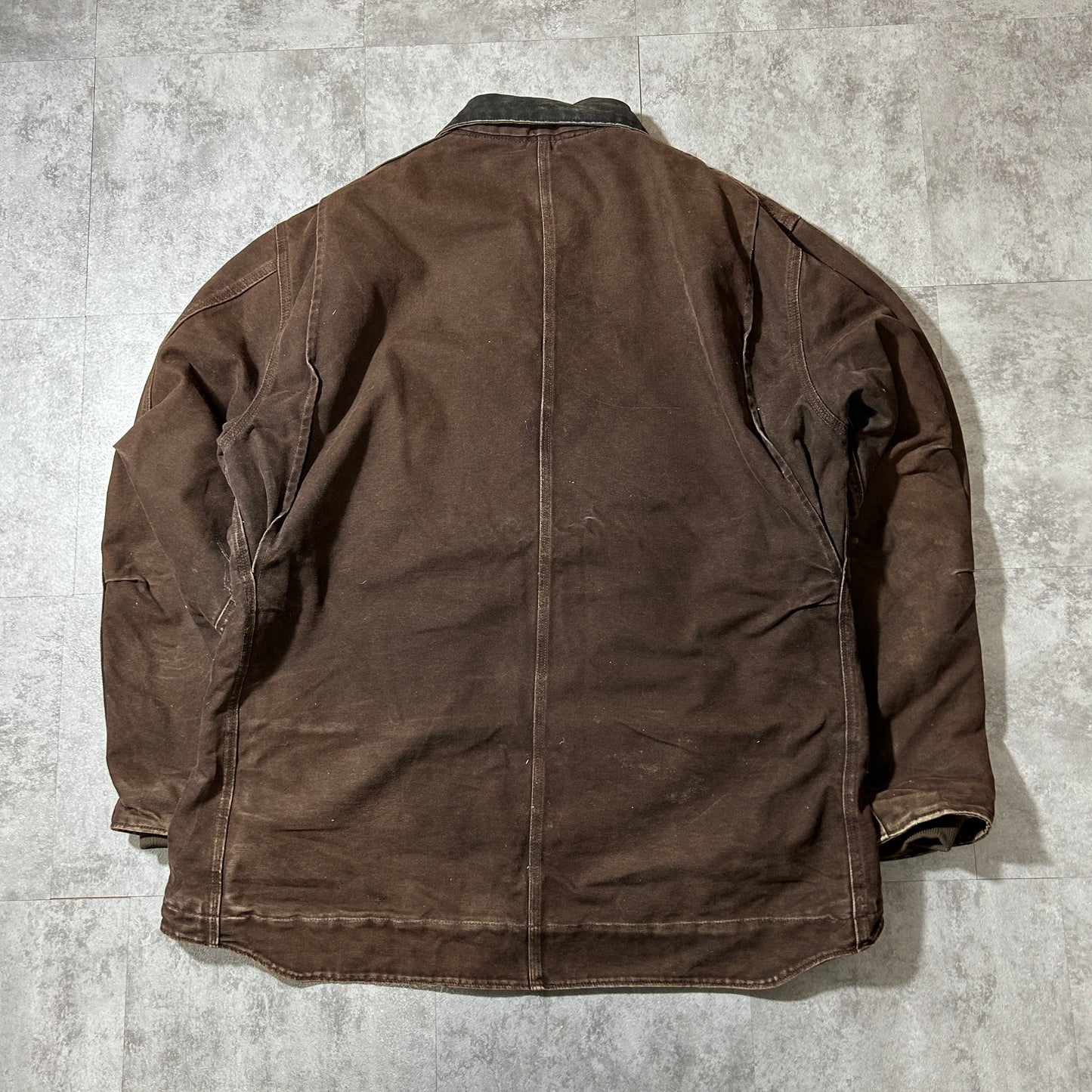 00s メキシコ製USA生地 ダークブラウン カーハート トラディショナルジャケット ダックXL