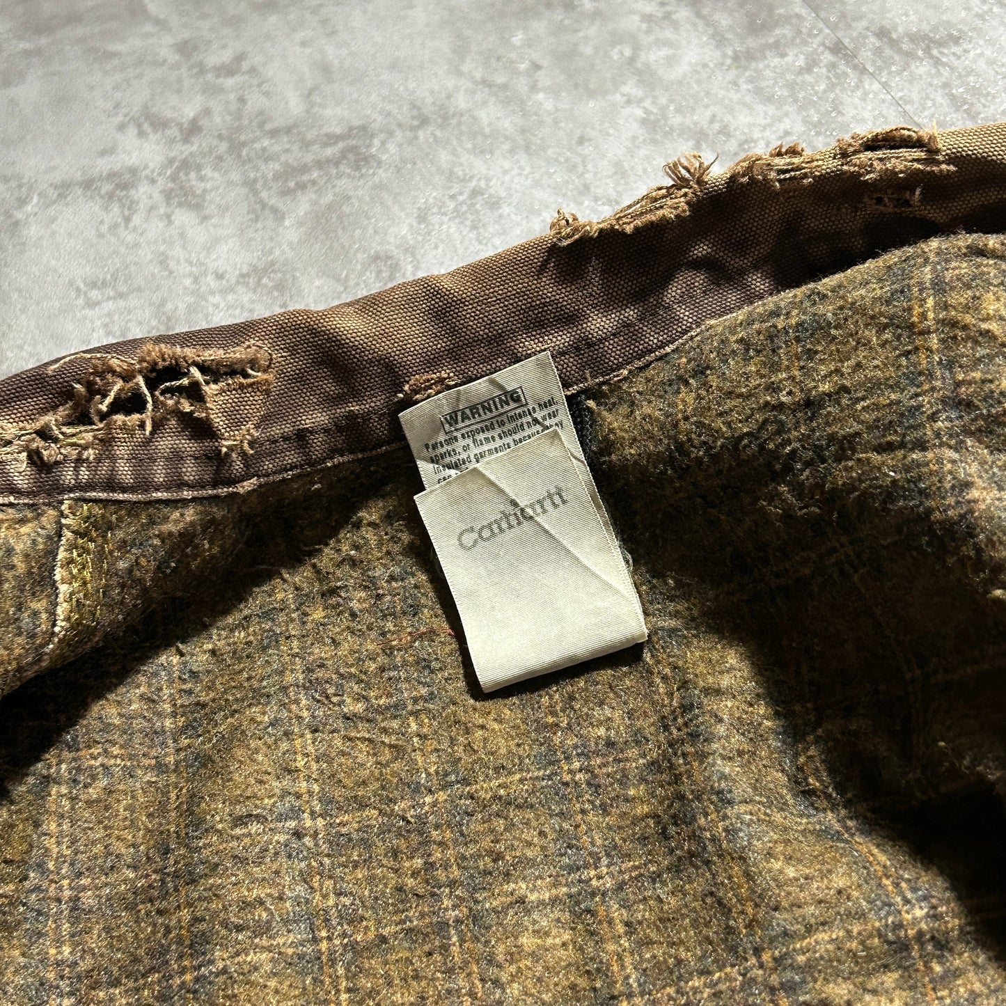 00s メキシコ製 ブラウン カーハート デトロイトジャケット ダックL