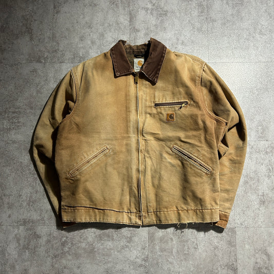 00s メキシコ製 ブラウン カーハート デトロイトジャケット ダックL