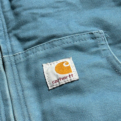 00s メキシコ製 ブルー カーハート アクティブジャケット ダックXL