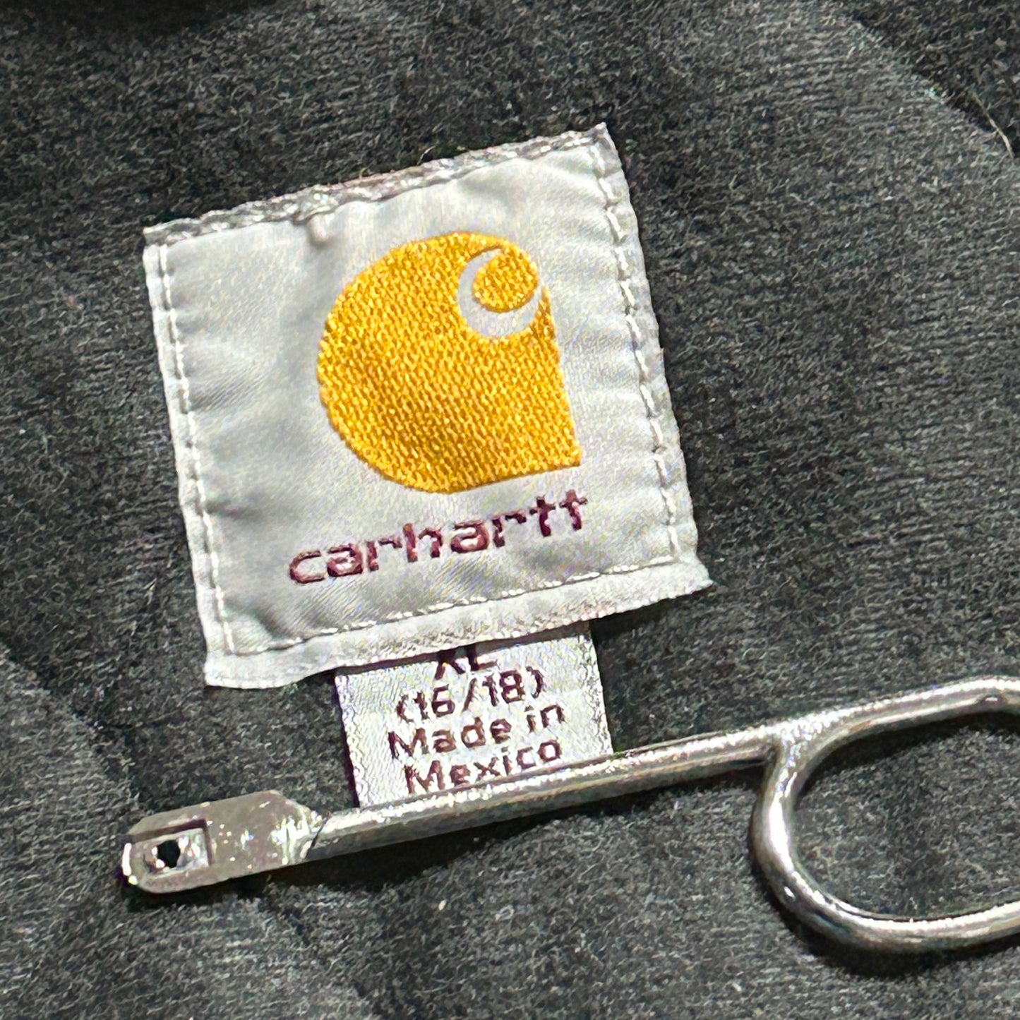 00s メキシコ製 ブルー カーハート アクティブジャケット ダックXL