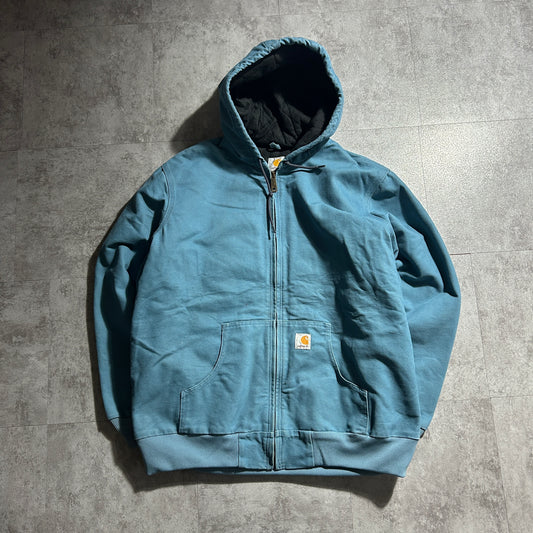 00s メキシコ製 ブルー カーハート アクティブジャケット ダックXL