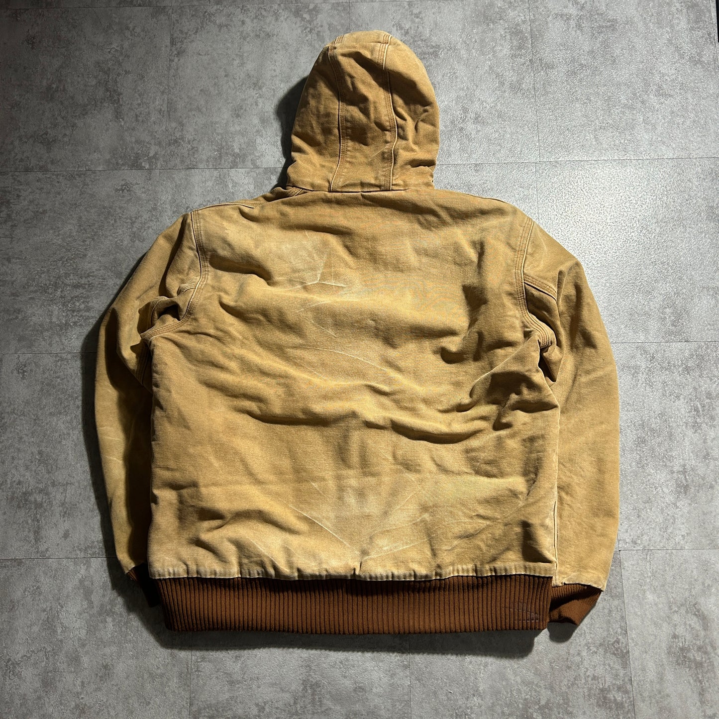 00s USA製 ブラウン カーハート アクティブジャケット ダック