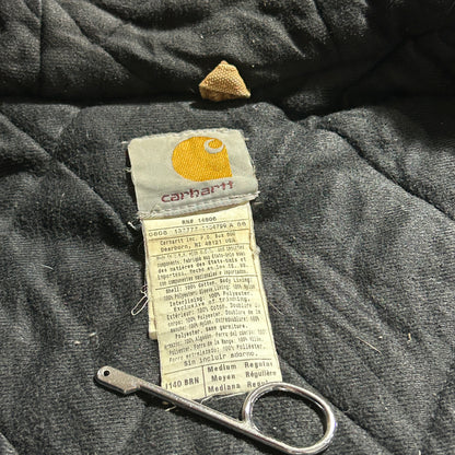 00s USA製 ブラウン カーハート アクティブジャケット ダック