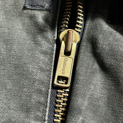 00s メキシコ　 USA生地製 モスグリーン カーハート トラディショナルジャケット ダックL