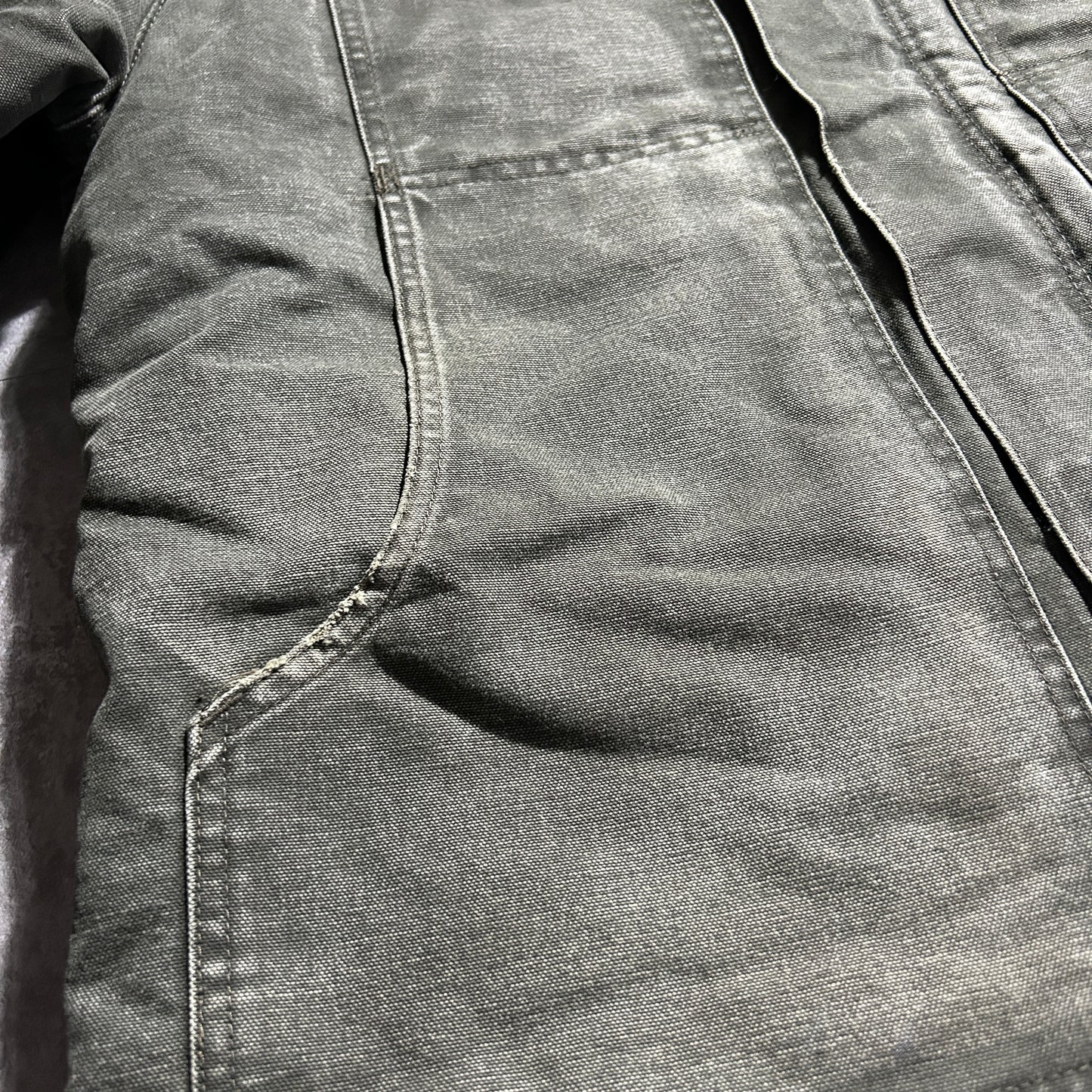 00s メキシコ　 USA生地製 モスグリーン カーハート トラディショナルジャケット ダックL