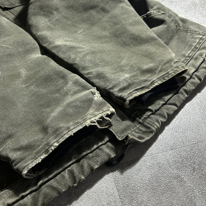 00s メキシコ　 USA生地製 モスグリーン カーハート トラディショナルジャケット ダックL