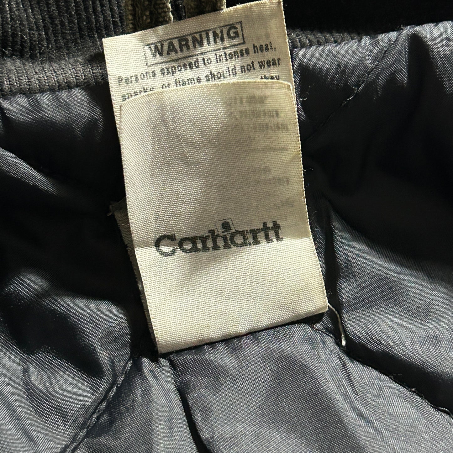 00s メキシコ　 USA生地製 モスグリーン カーハート トラディショナルジャケット ダックL