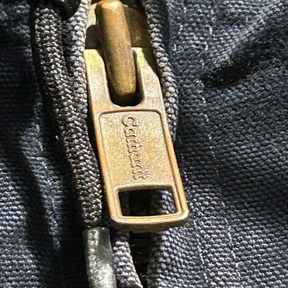 00s メキシコ　 USA生地製 ダークネイビー カーハート アクティブジャケット ダックXXL(2L)