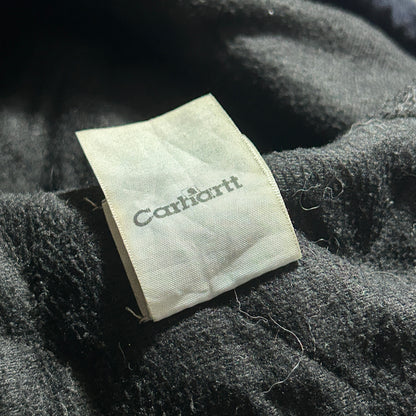 00s メキシコ　 USA生地製 ダークネイビー カーハート アクティブジャケット ダックXXL(2L)