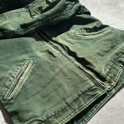 00s メキシコ　 USA生地製 グリーン カーハート アクティブジャケット ダックM