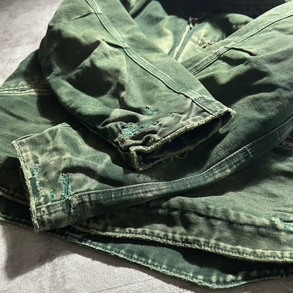 00s メキシコ　 USA生地製 グリーン カーハート アクティブジャケット ダックM