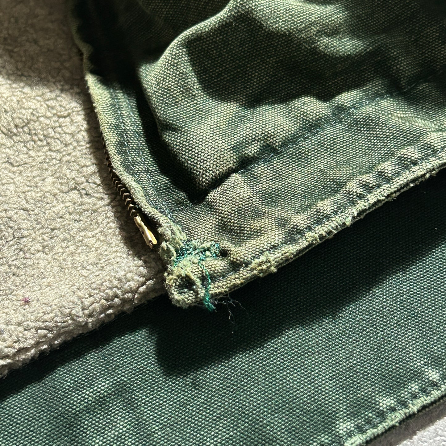 00s メキシコ　 USA生地製 グリーン カーハート アクティブジャケット ダックM