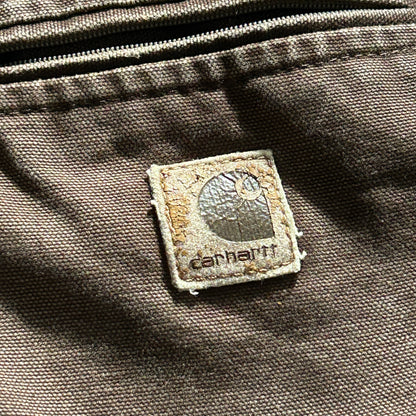 00s メキシコ製 USA生地 ダークブラウン カーハート アクティブジャケット ダックXXL(2L)