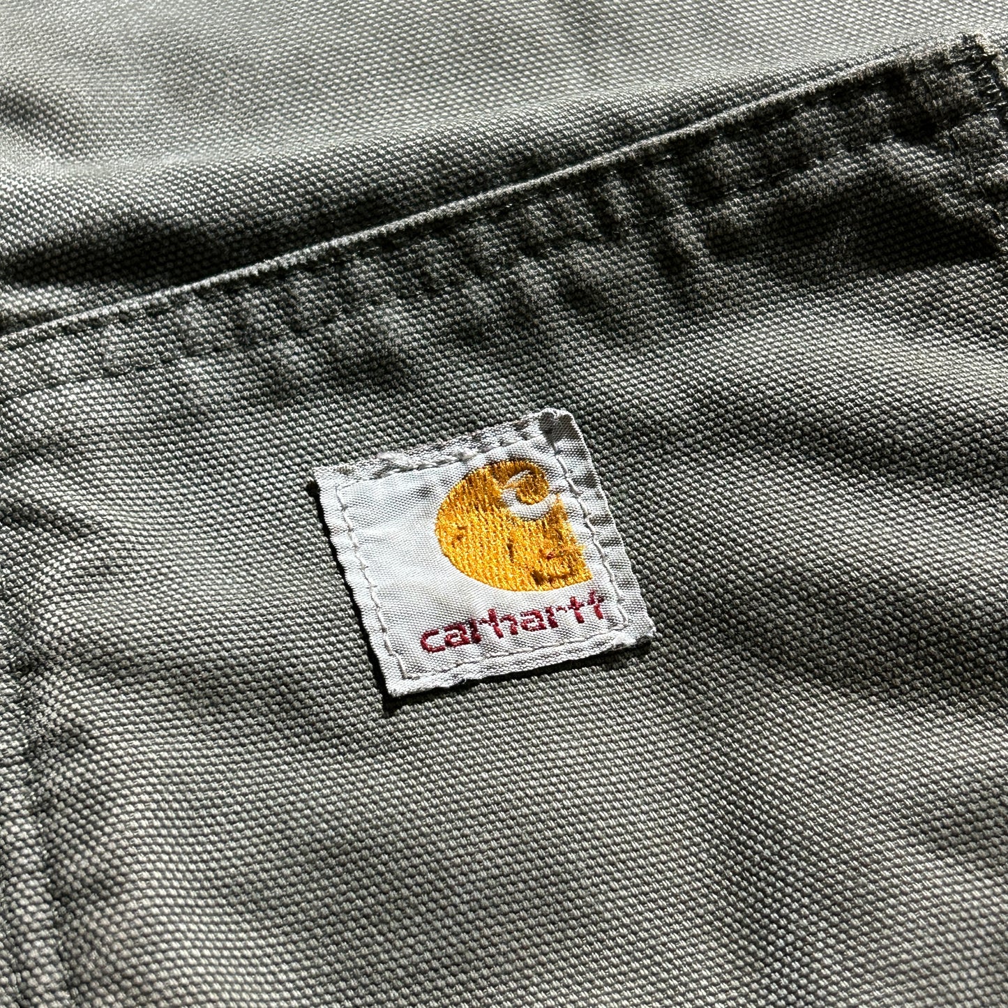 00s メキシコ製 モスグリーン カーハート アクティブジャケット ダックL