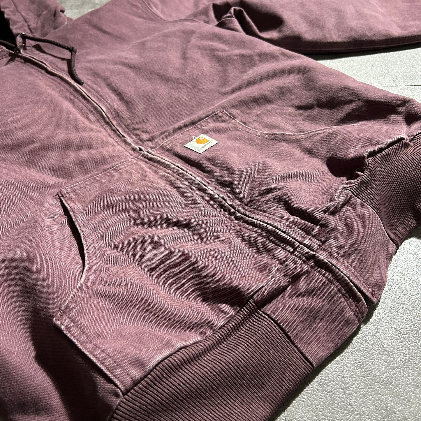 00s メキシコ製 パープル カーハート アクティブジャケット ダックM