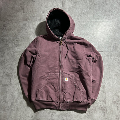 00s メキシコ製 パープル カーハート アクティブジャケット ダックM