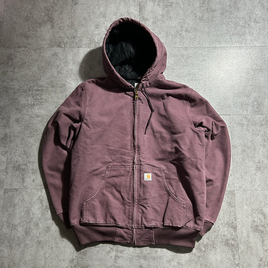 00s メキシコ製 パープル カーハート アクティブジャケット ダックM
