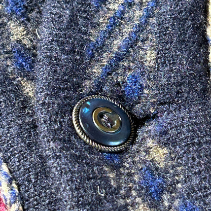 2000s COOGI 3D Knit Cardigan, Made in Australia, Size XL, 100% Cashmere