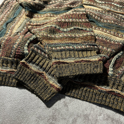 90s Florence Tricot 3D knit sweater made in Italy